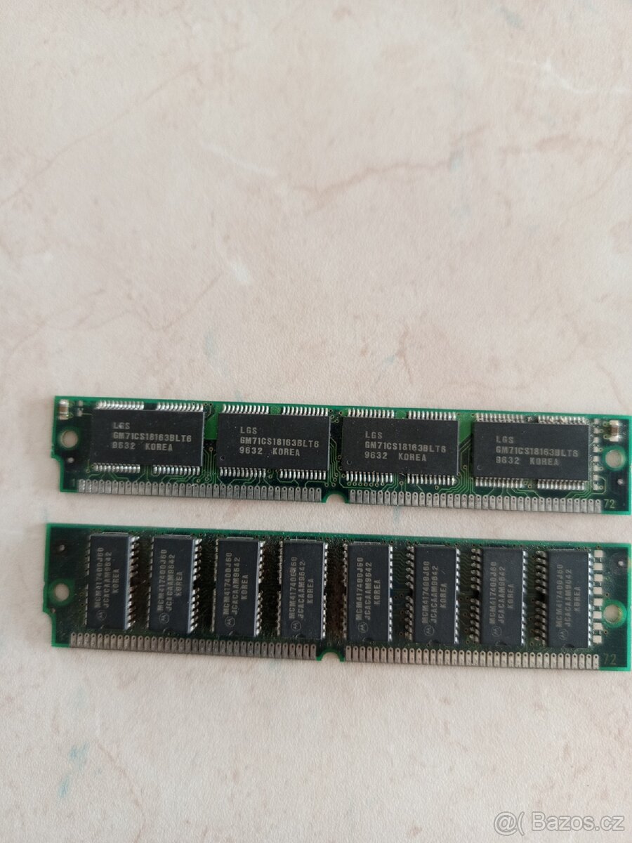 Paměť RAM do pc Retro