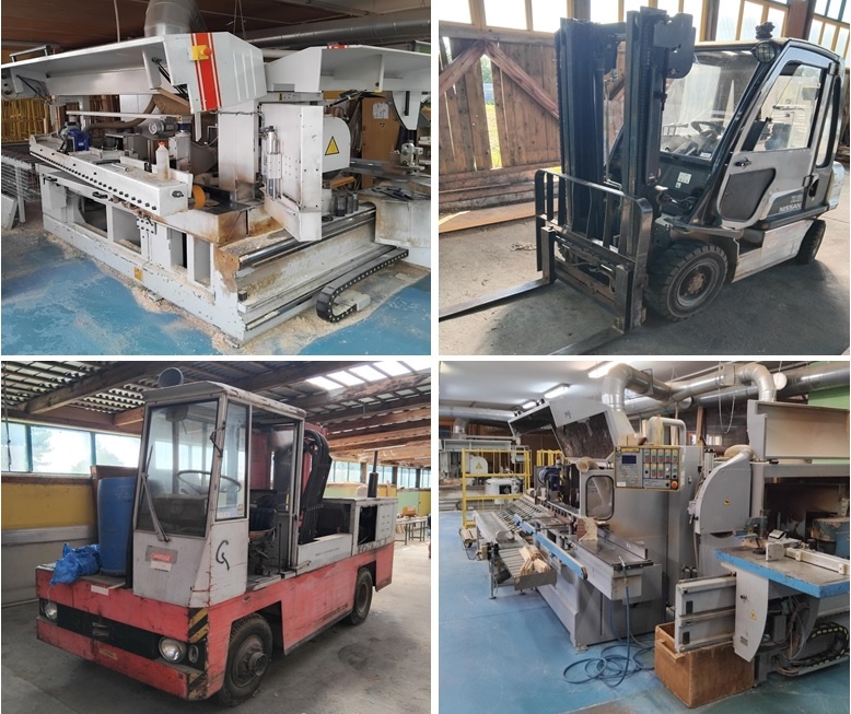 Prodej souboru strojů, zařízení, nářadí, nástrojů