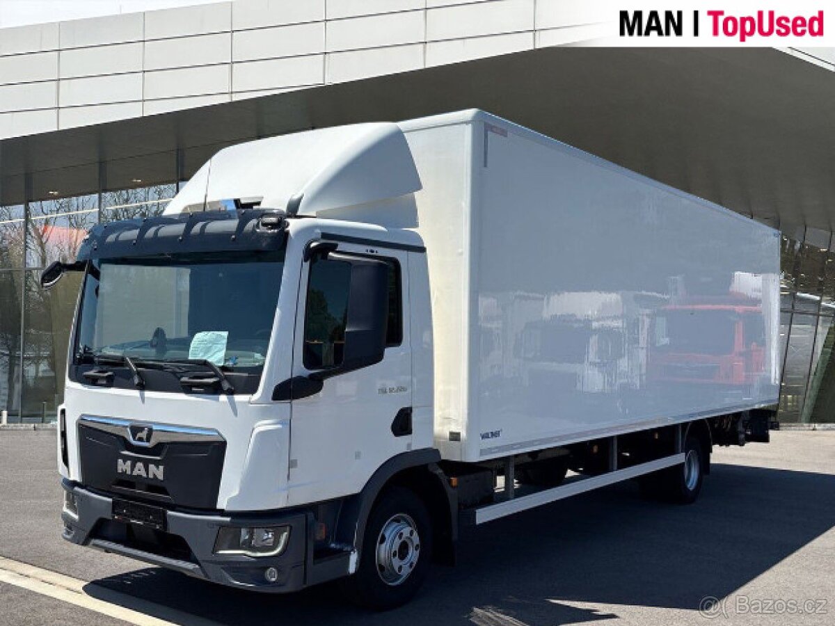 MAN TGL 12.220 BL -skříň s hydraulickým čelem