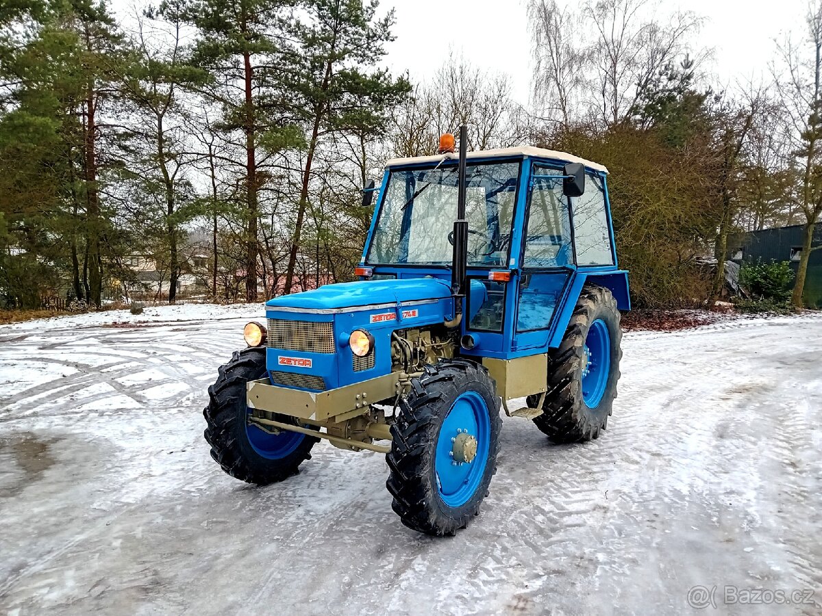 Zetor 5748 po opravě, 4x4, servo