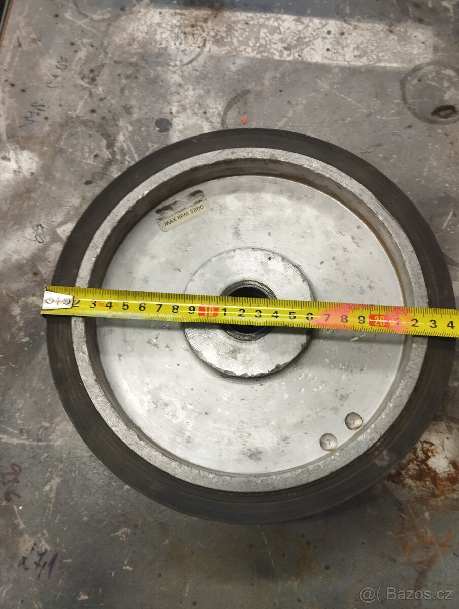 Hliníkové pogumované kolo