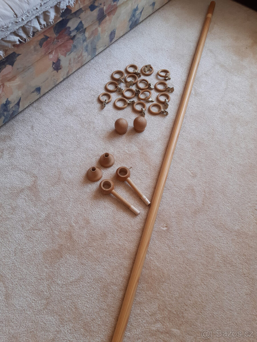 Garnýž dřevěná 200 cm