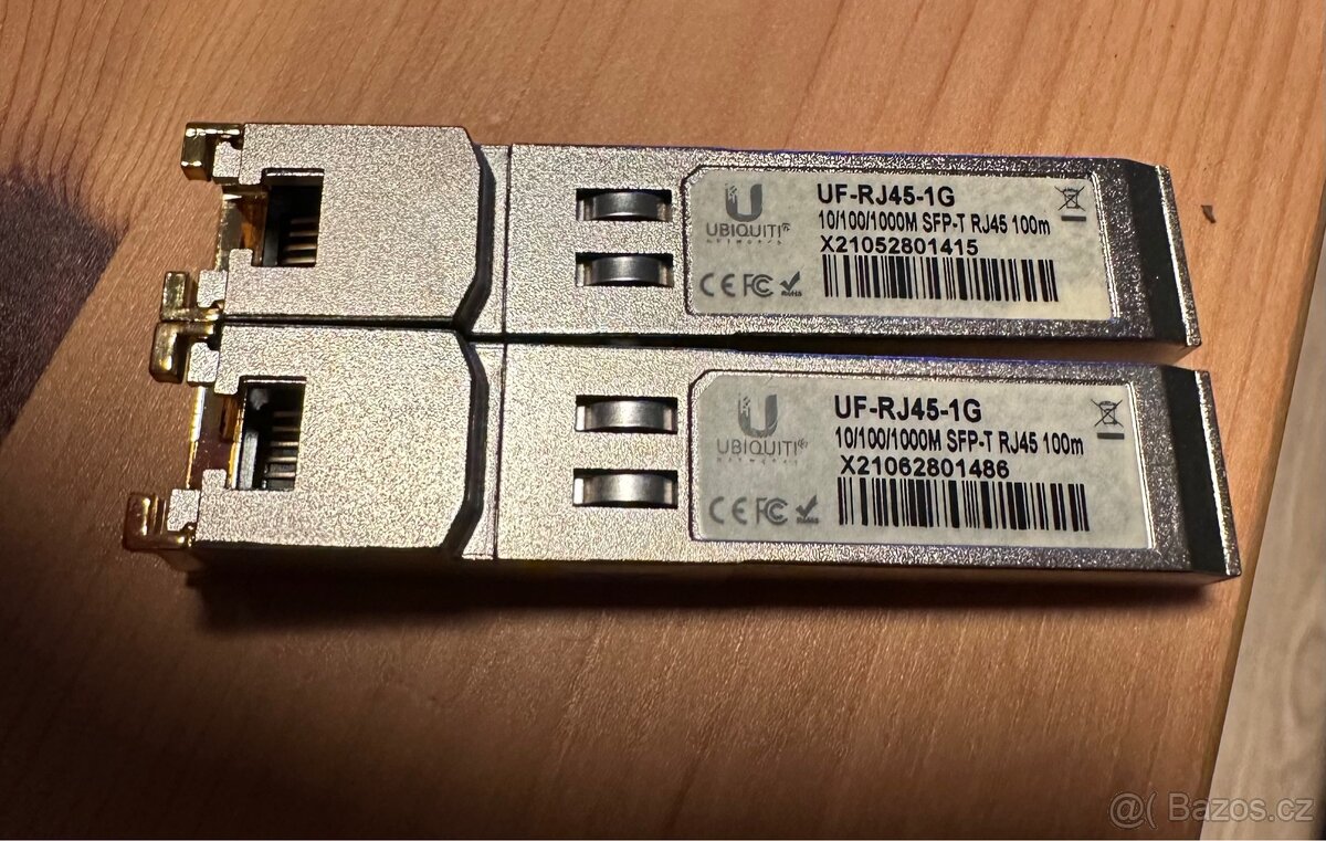 2ks Gigabitový SFP metalický modul / RJ-45 / dosah 100m
