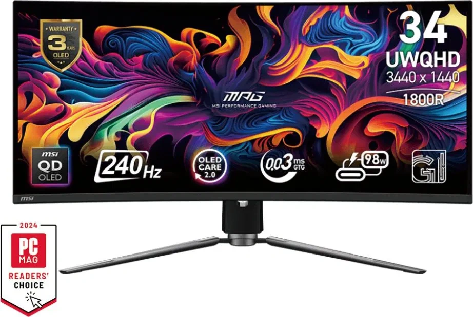 34" MSI MPG 341CQPX QD-OLED
