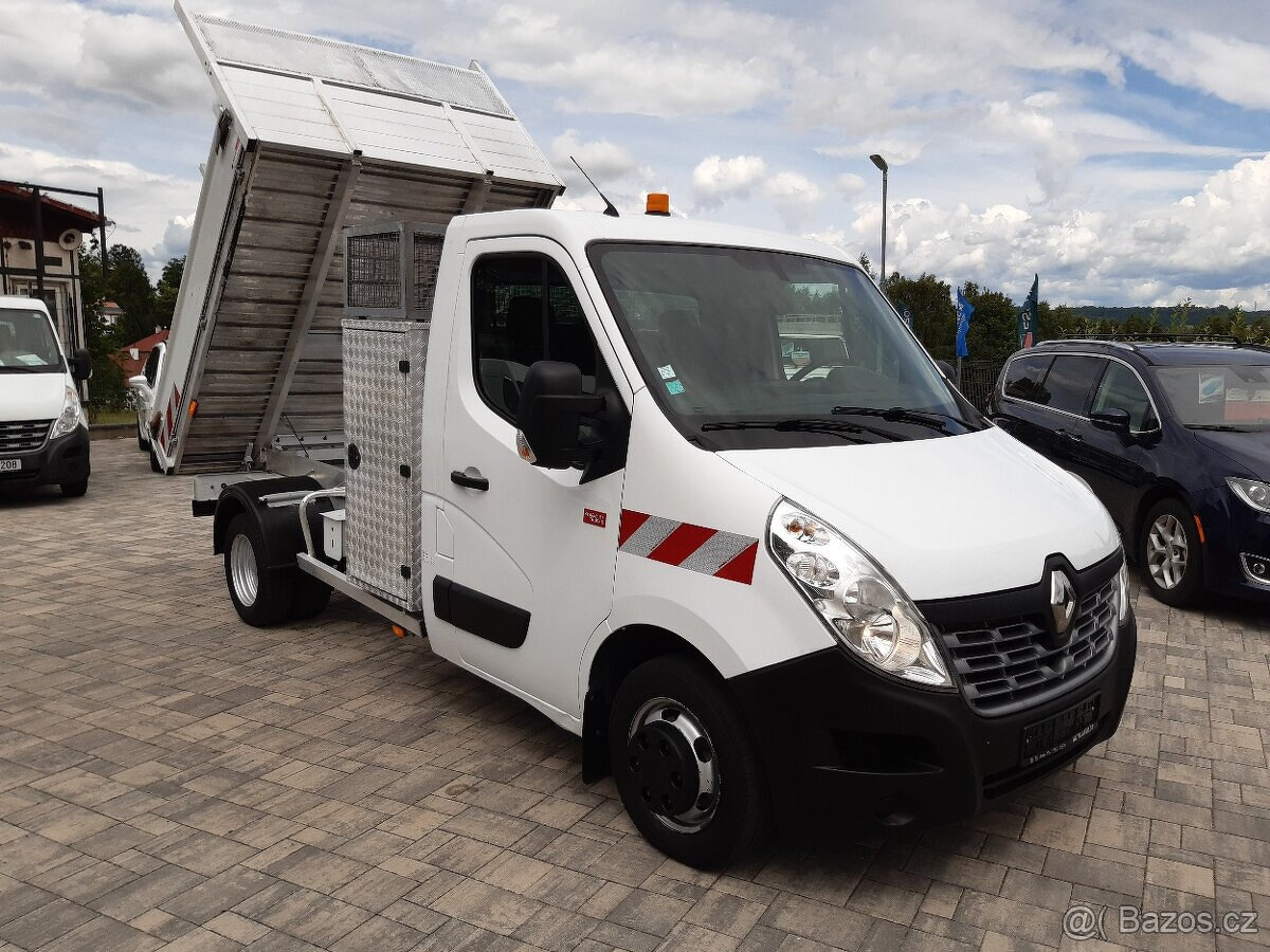 Renault Master 2.3DCi Sklápěč, tupláky,tažné na 3,5t, DPH