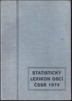 Statistický lexikon obcí ČSSR 1974