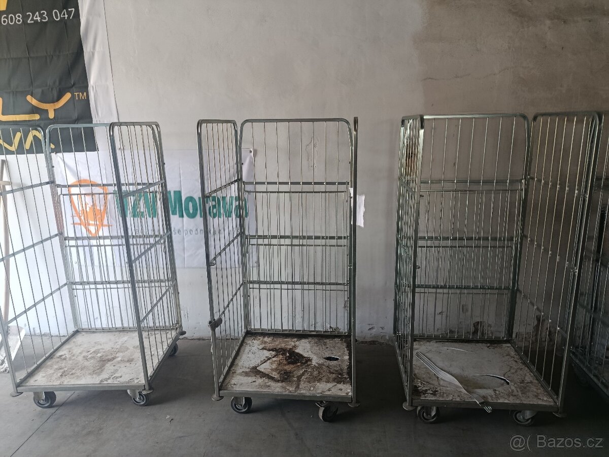 Pojízdné vozíky klece