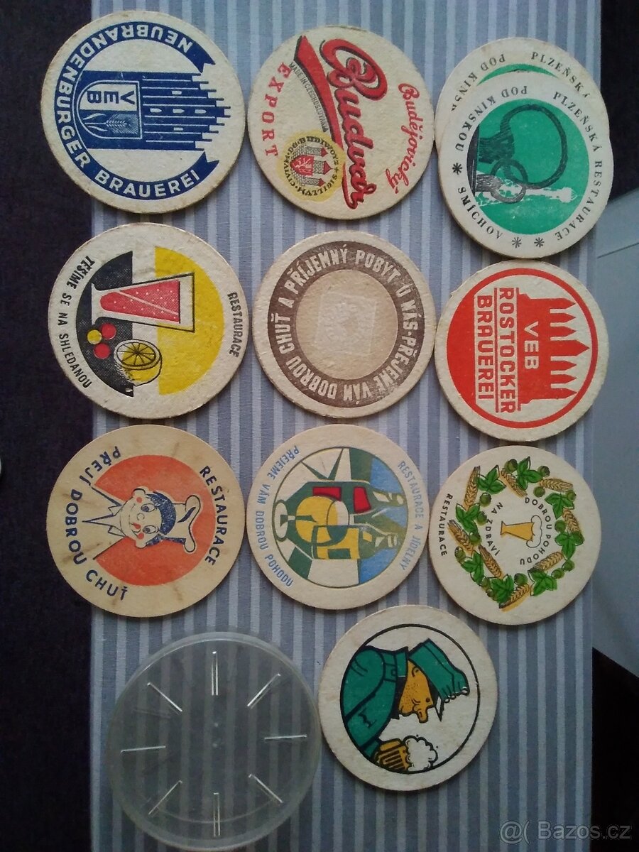 Staré pivní tácky
