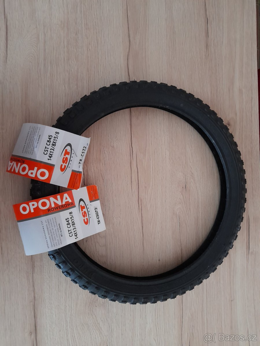 Nový plášť na dětské kolo