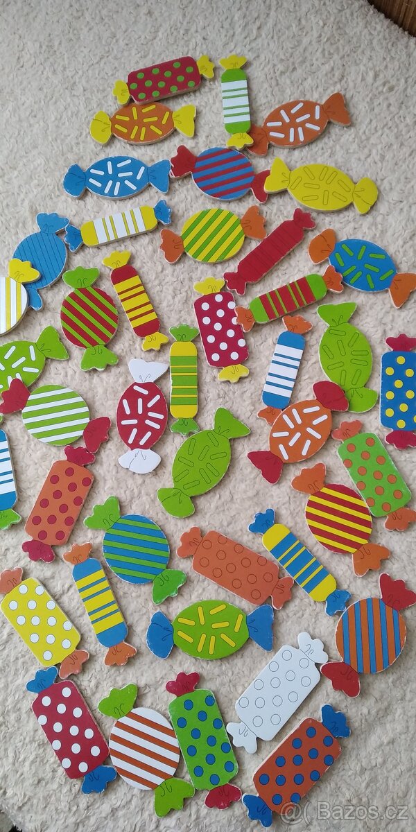 magnetická tabule, Stolní hra, zvířata mix, mikádo, kytara