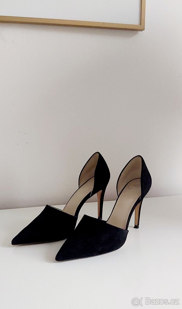 Dámské lodičky, černé, vel. 39