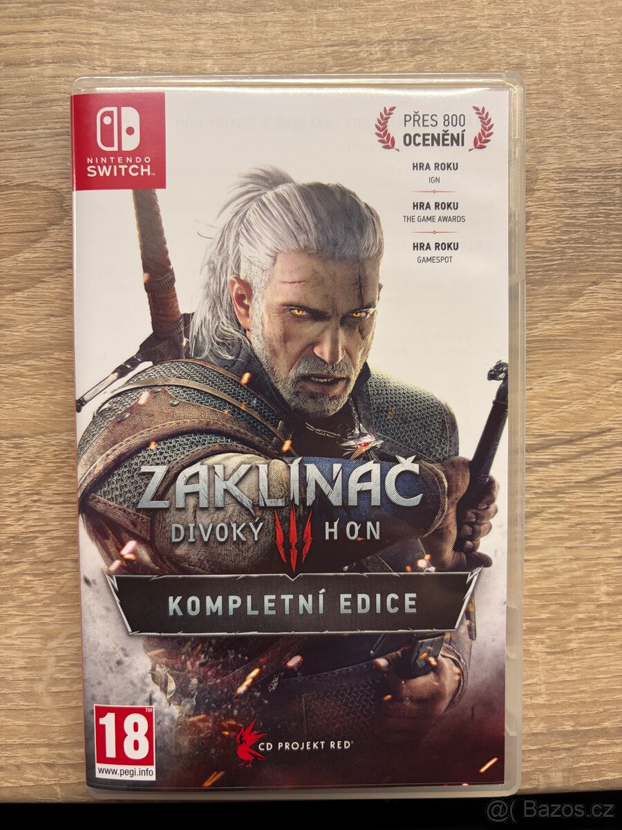 Zaklínač 3 kompletní edice switch