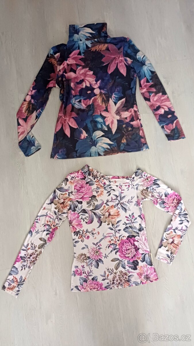 Dívčí/ dámská trička s dlohými rukávy vel. S/ M