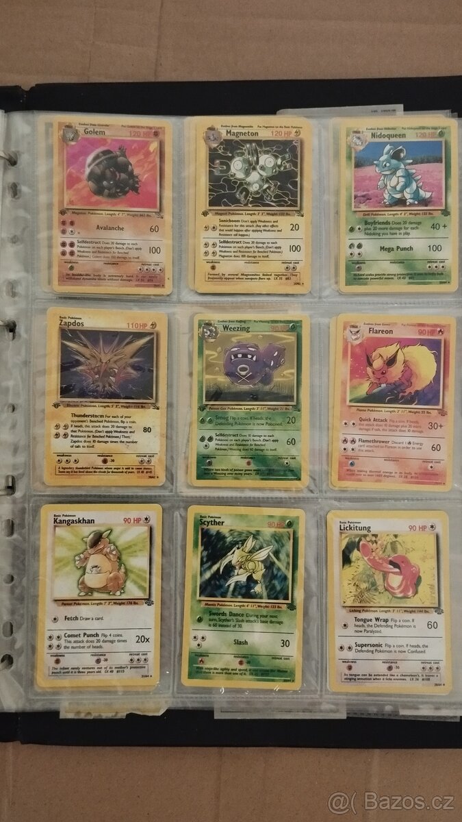 Pokémon Karty 1999 1. Edice