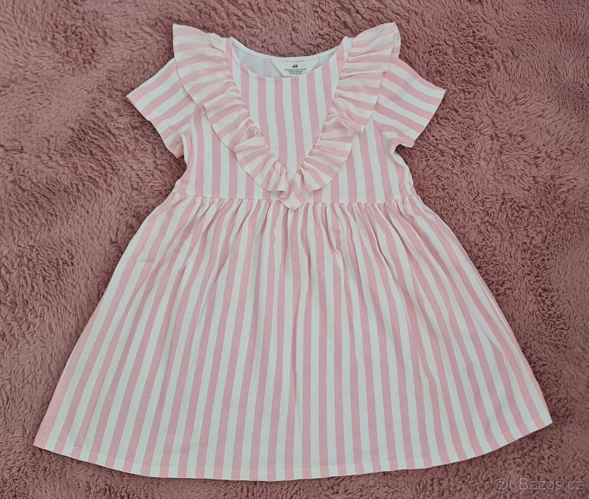 dívčí letní šaty H&M vel. 122/128