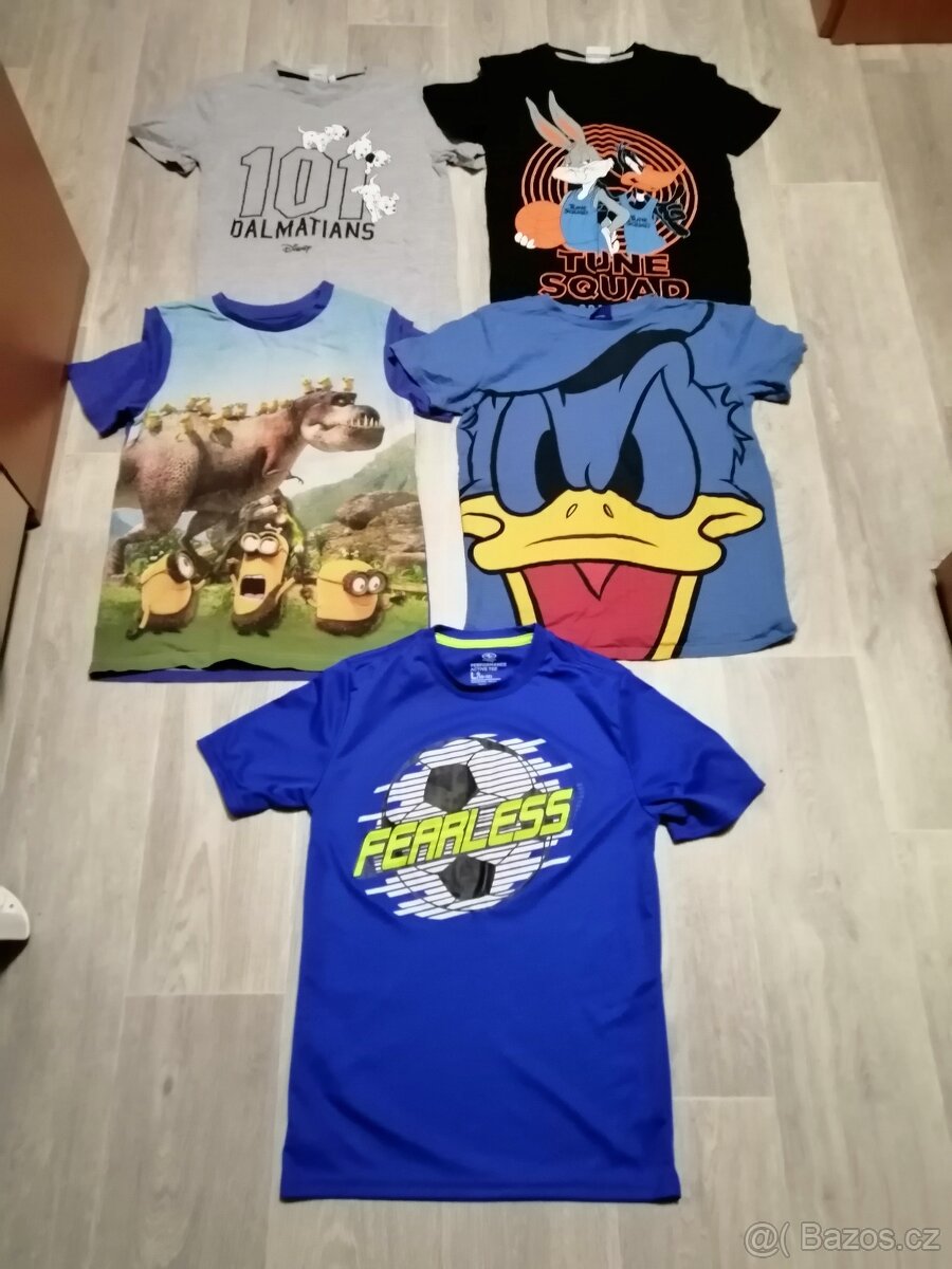 Prodám trika, kraťasy, kalhoty, plavky...