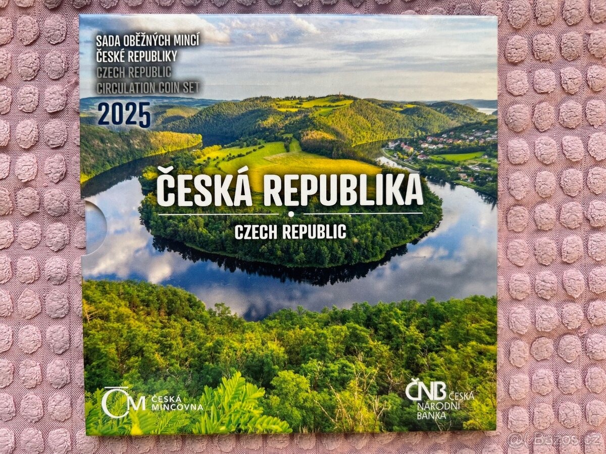 Sada oběžných mincí 2025 Česká republika stand