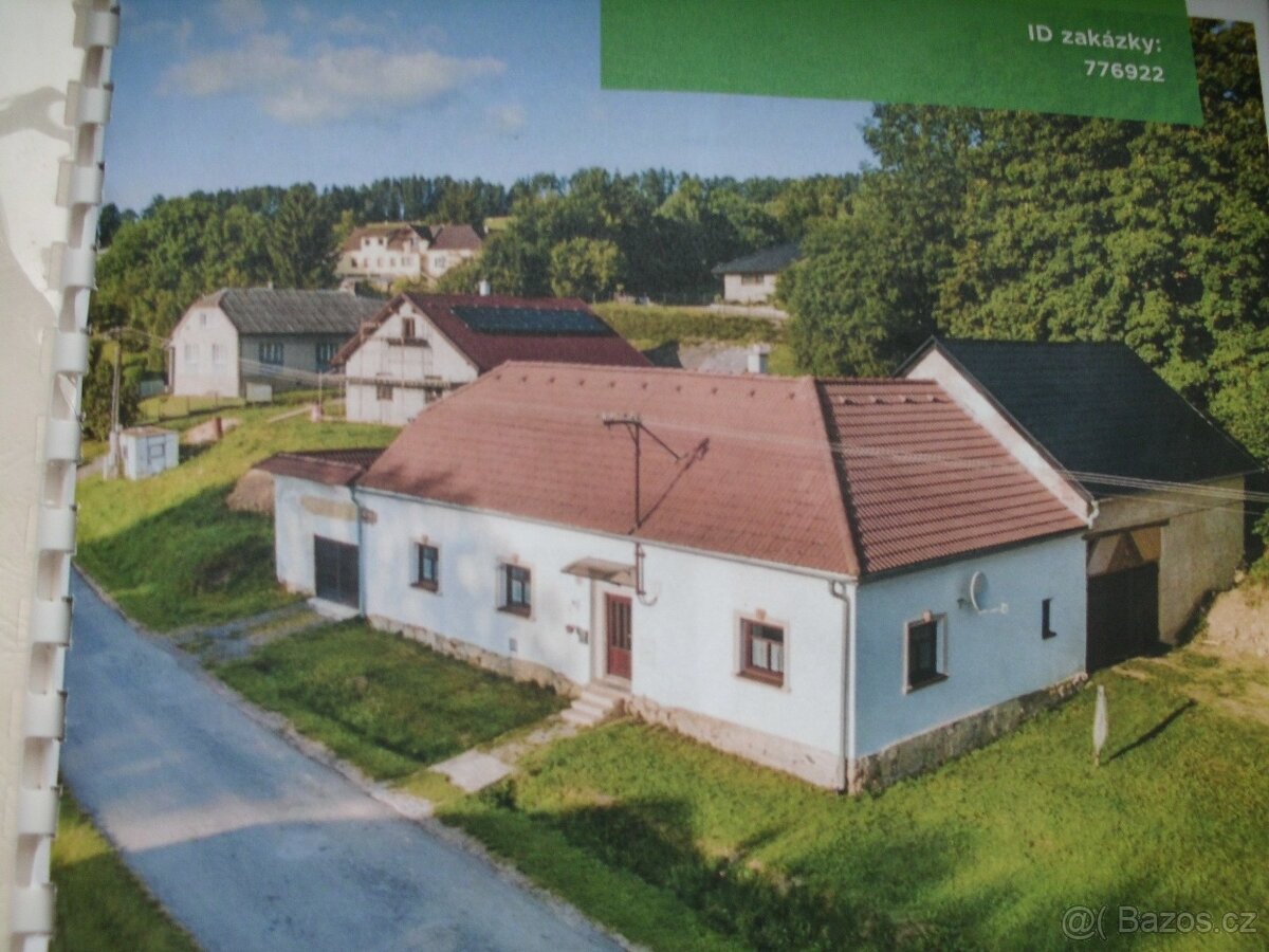 Prodám rodinný dům GRUNA 18 u Moravské Třebové