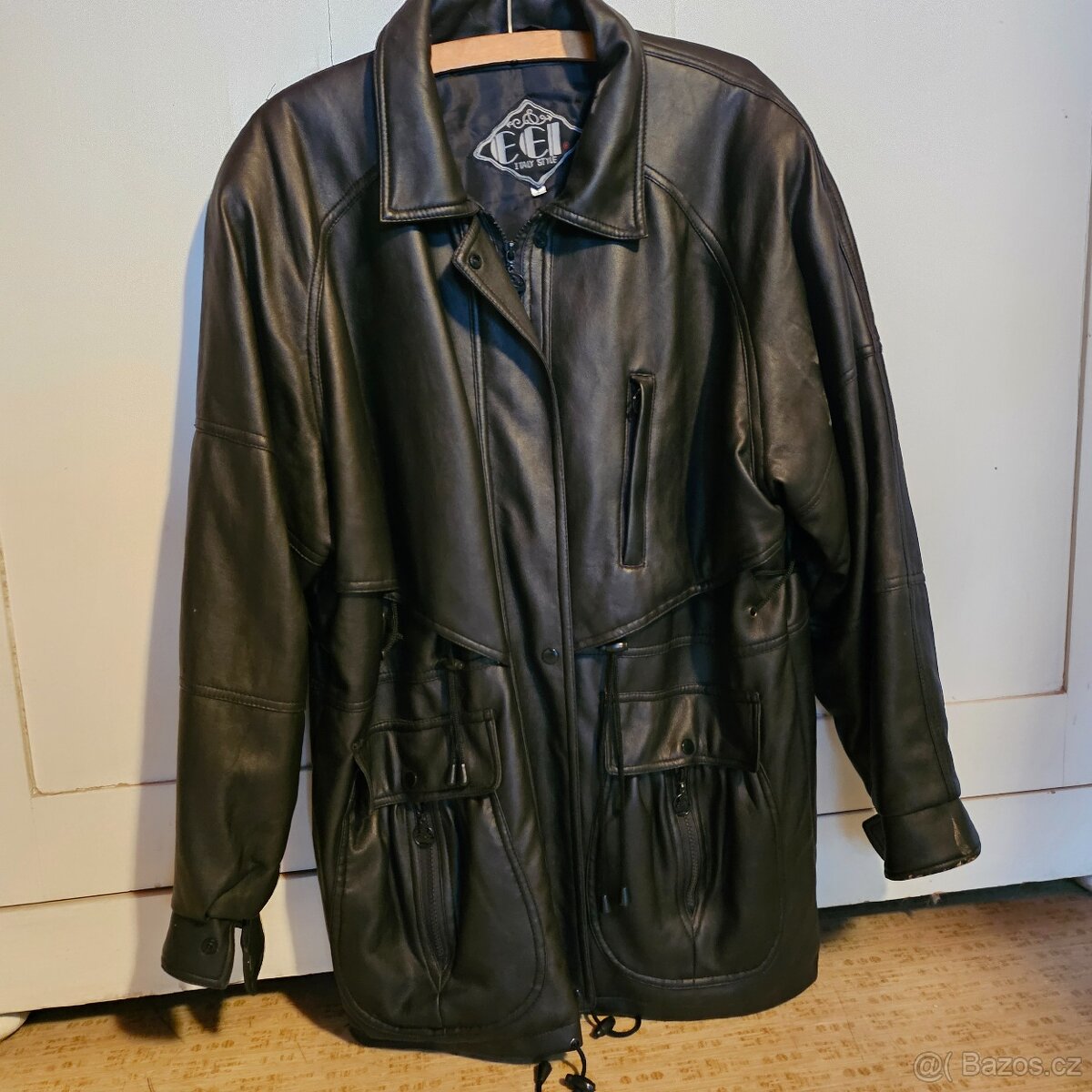 Prodám pánskou koženou bundu EEI - Italy style