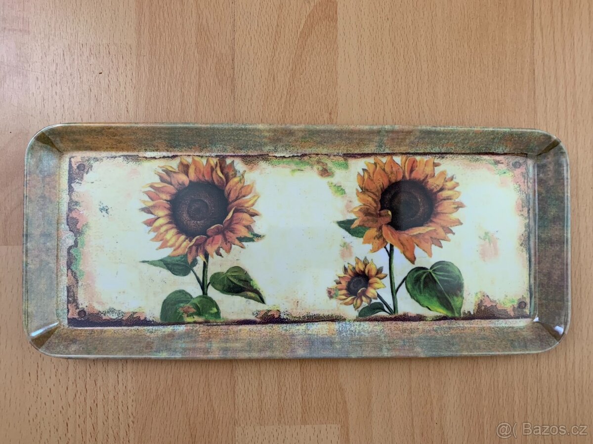 Plastový tác Slunečnice