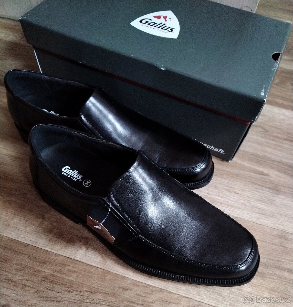 Pánské kožené společenské boty vel. 44 zn. Gallus