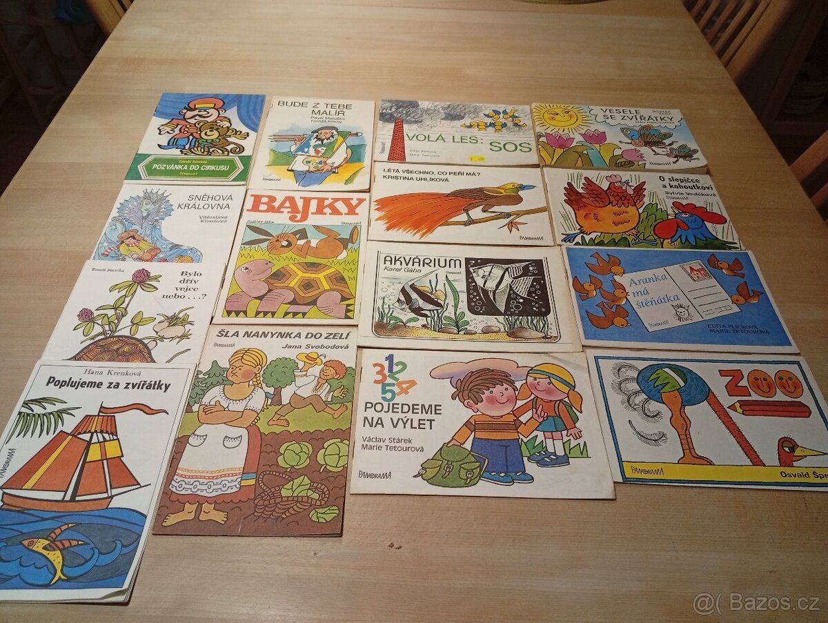 Staré omalovánky - 15 ks -konvolut - Panorama