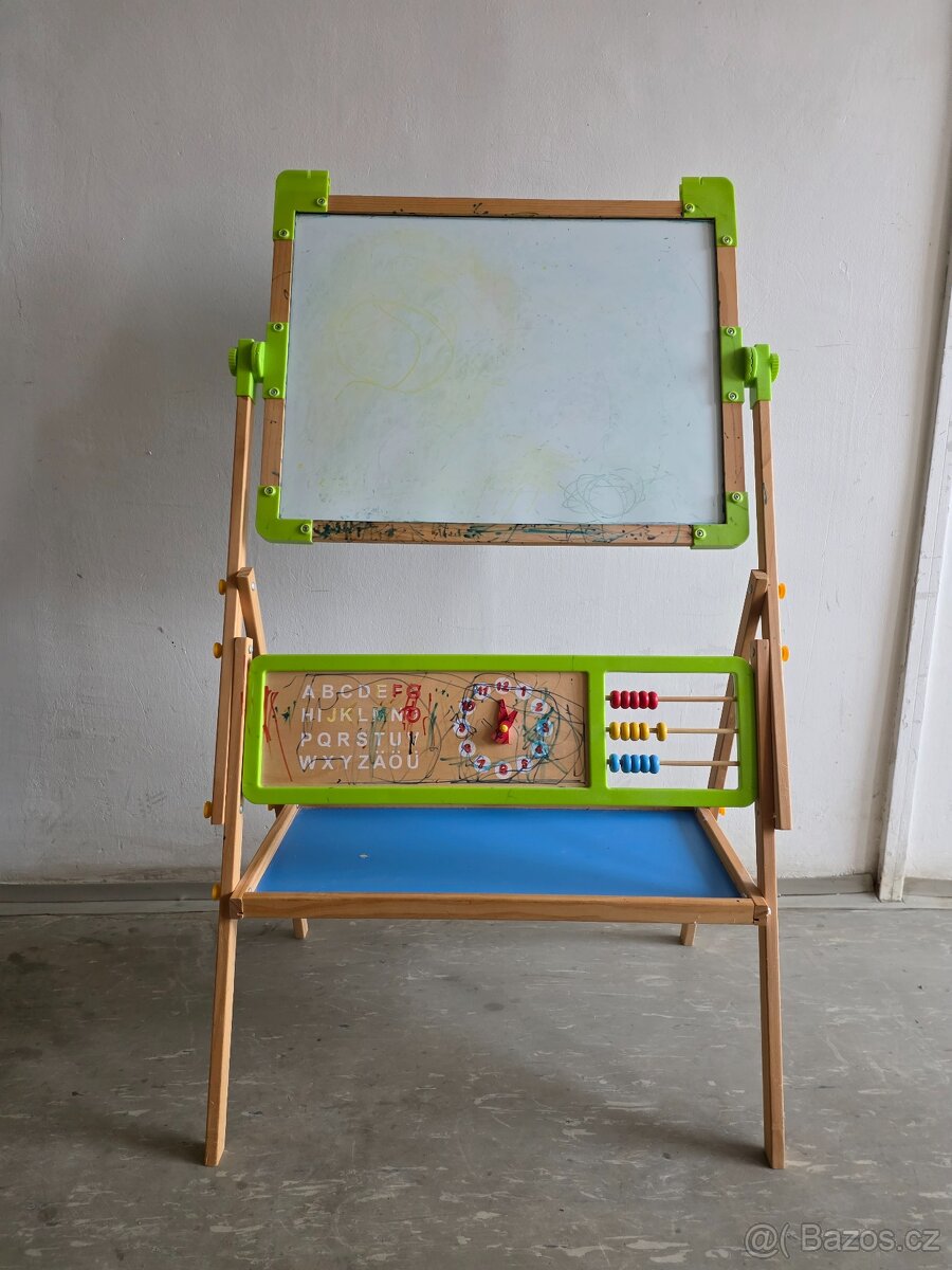 Tabule pro děti na fixy a křídy, magnetická