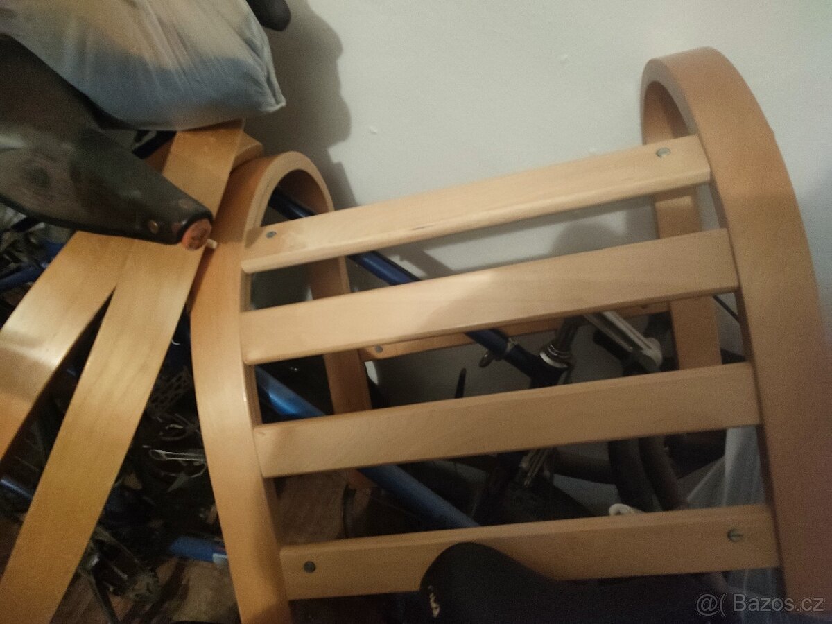 Křeslo Poang s podnožkou Ikea