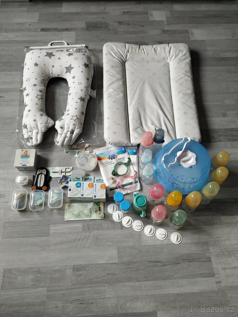 Velký set pro miminko, přebalování, krmení, péče