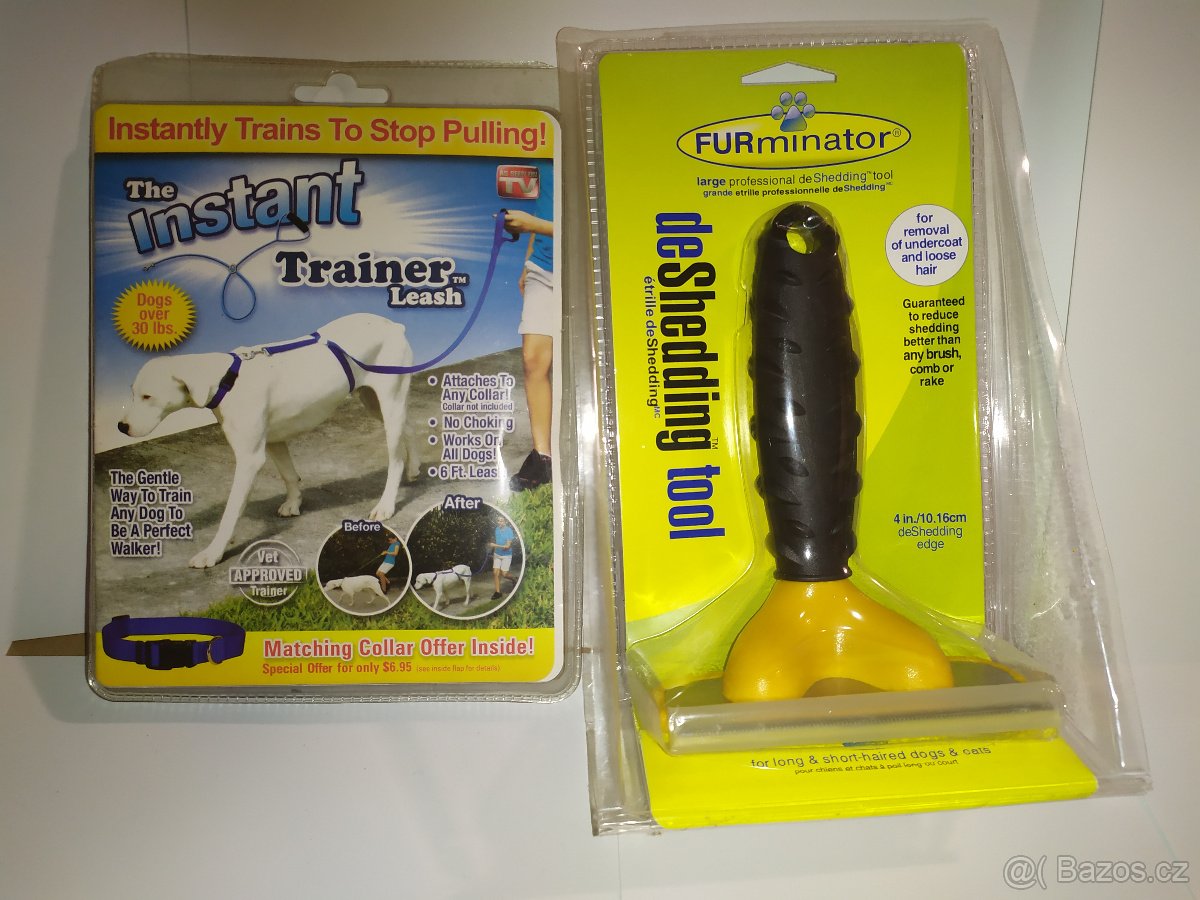 Kšíry pro psa + furminátor vyčesávač srsti