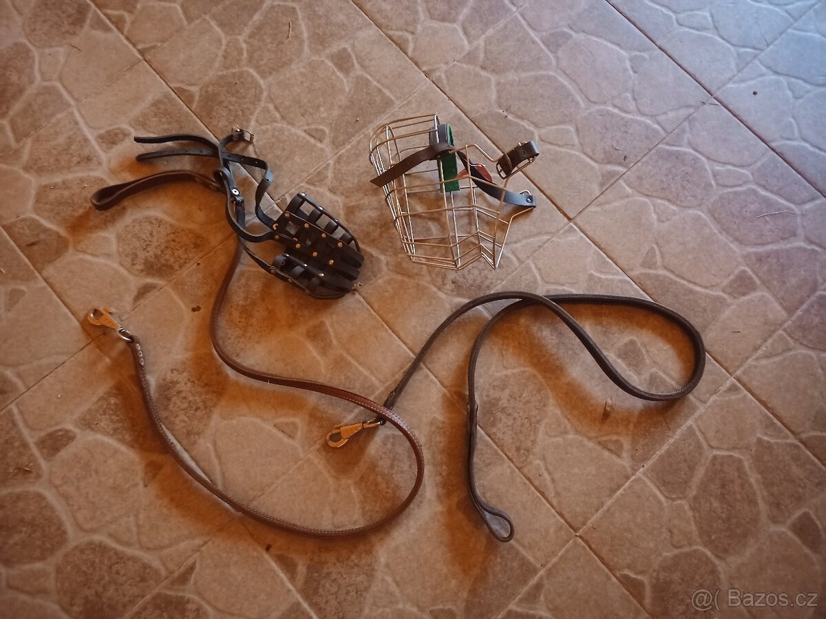 Vodítka a náhubky pro velká plemena