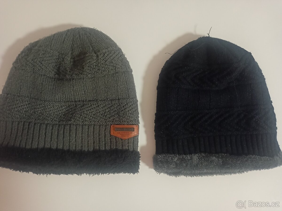 Pánská zimní čepice (kulich) Zn. Song ting - šedá