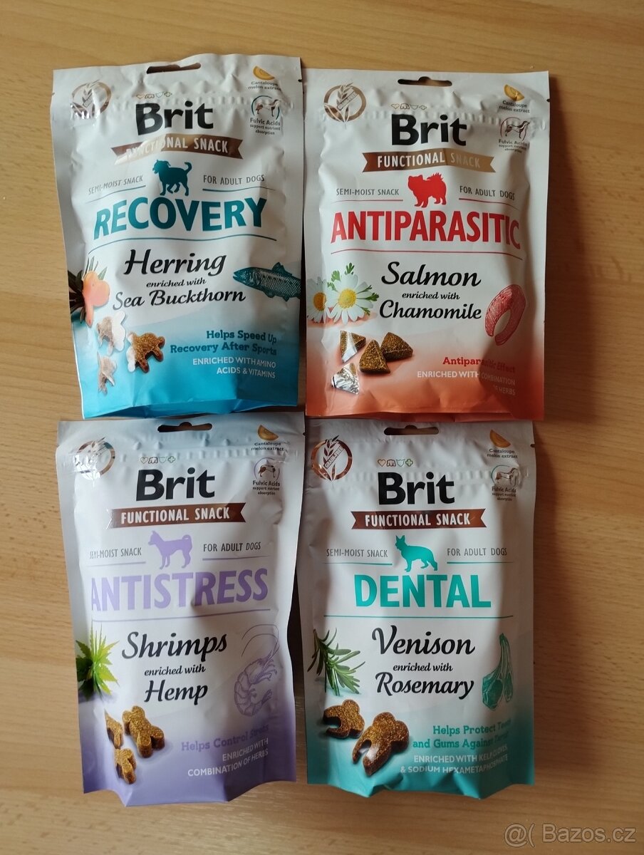4x Brit pamlsky pro psa