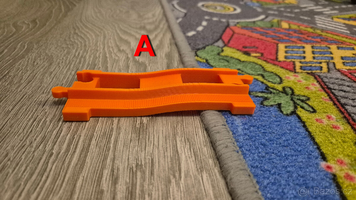 Duplo vlak, kolej přejezdy