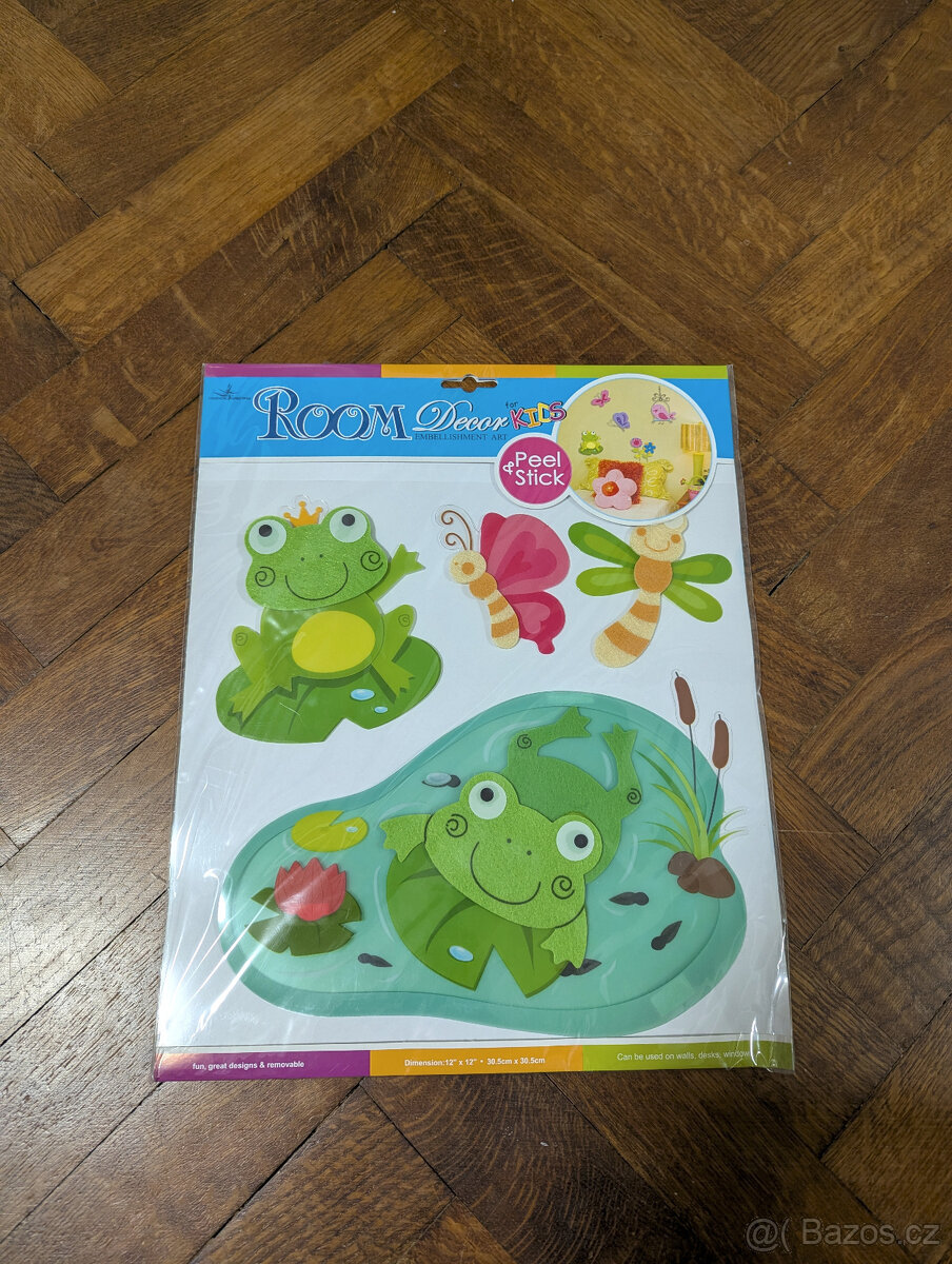 small foot Dekorace/samolepky na zeď - Žáby