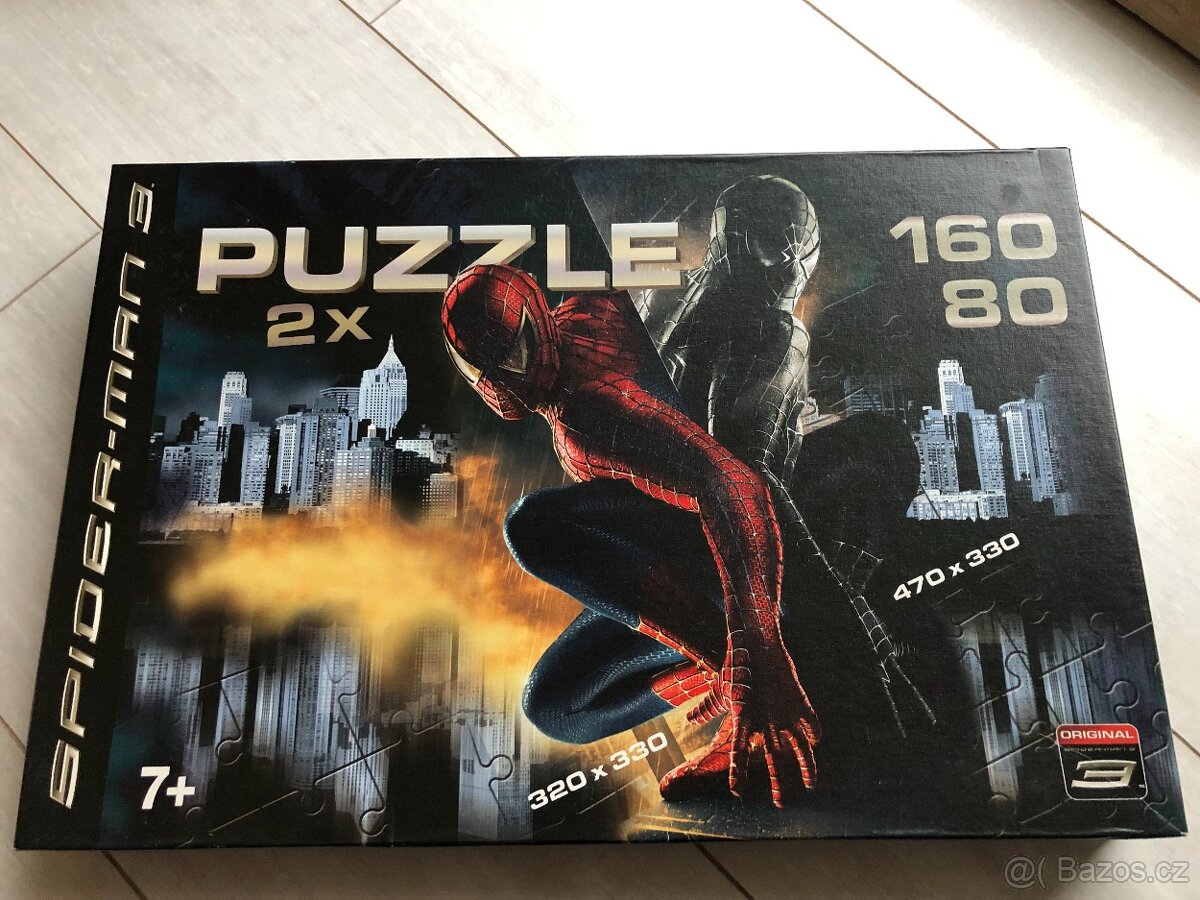 Puzzle Spiderman pro věk 7+