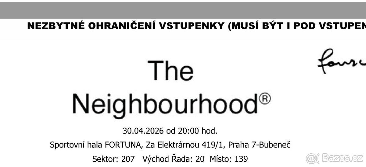 The Neighbourhood 30.4.2026