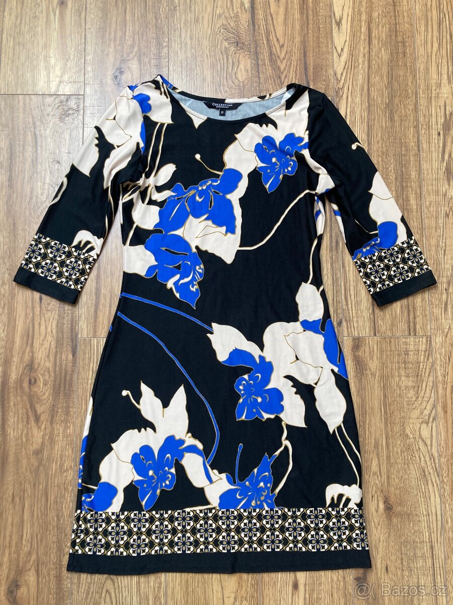 Elastické květované šaty Debenhams (vel. 38/M)