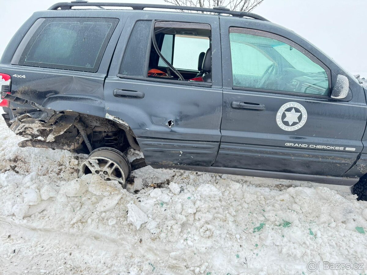 Jeep grand cherokee 4,7 LPG bouraný
