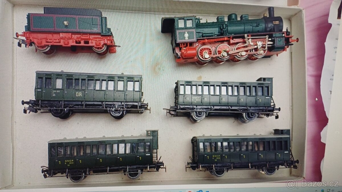 HO vláčky velky set kolejište 5xloko