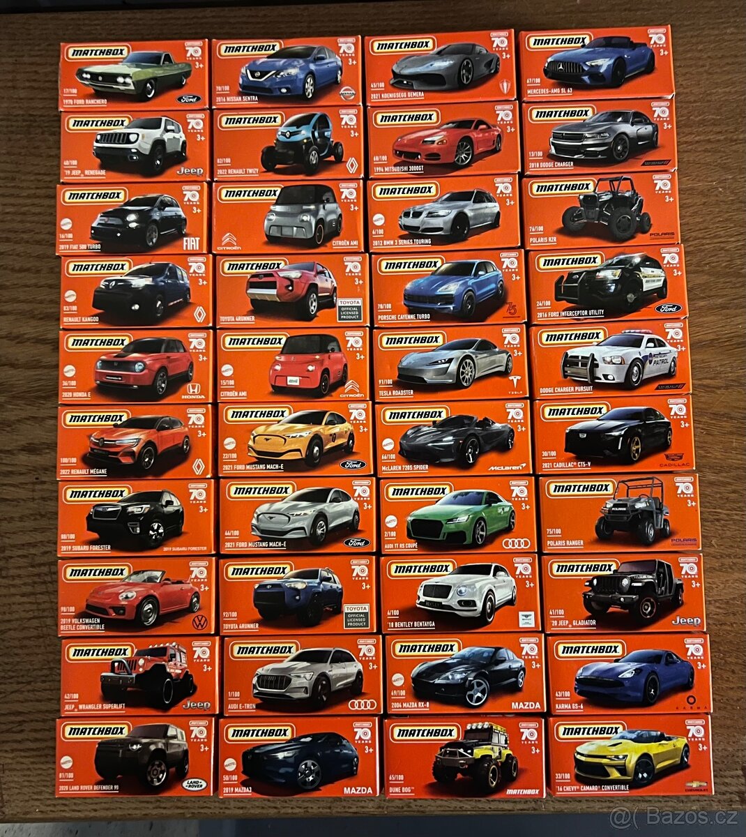 Matchbox 2023 70 years - papírový box