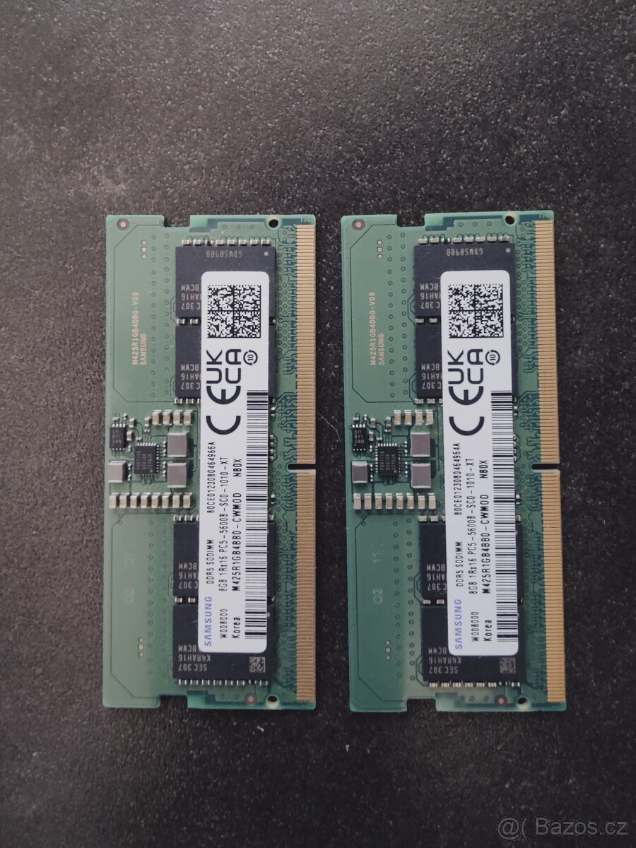 16GB (2x8GB) SAMSUNG SO-DIMM 8GB DDR5-5600MHz