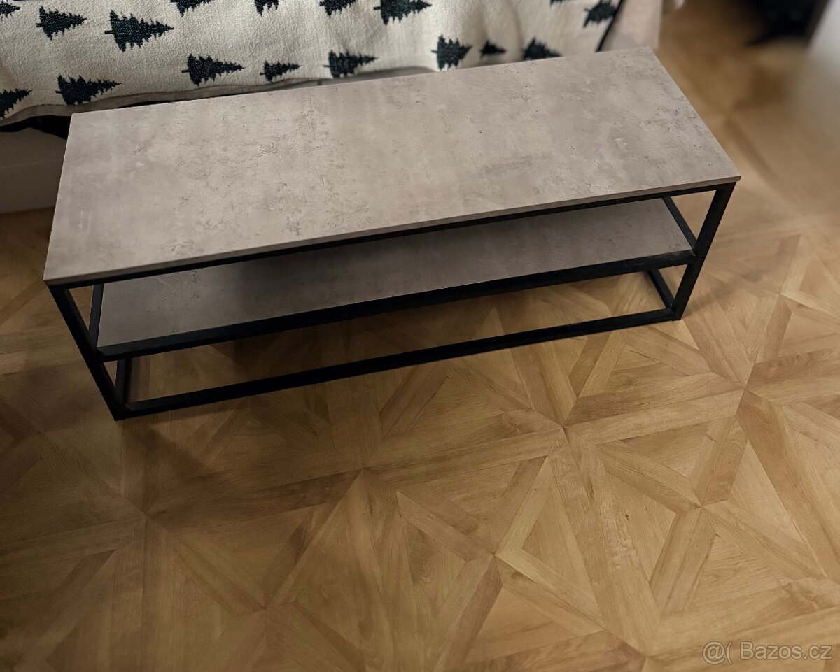 Stolek pod TV Imitace betonu