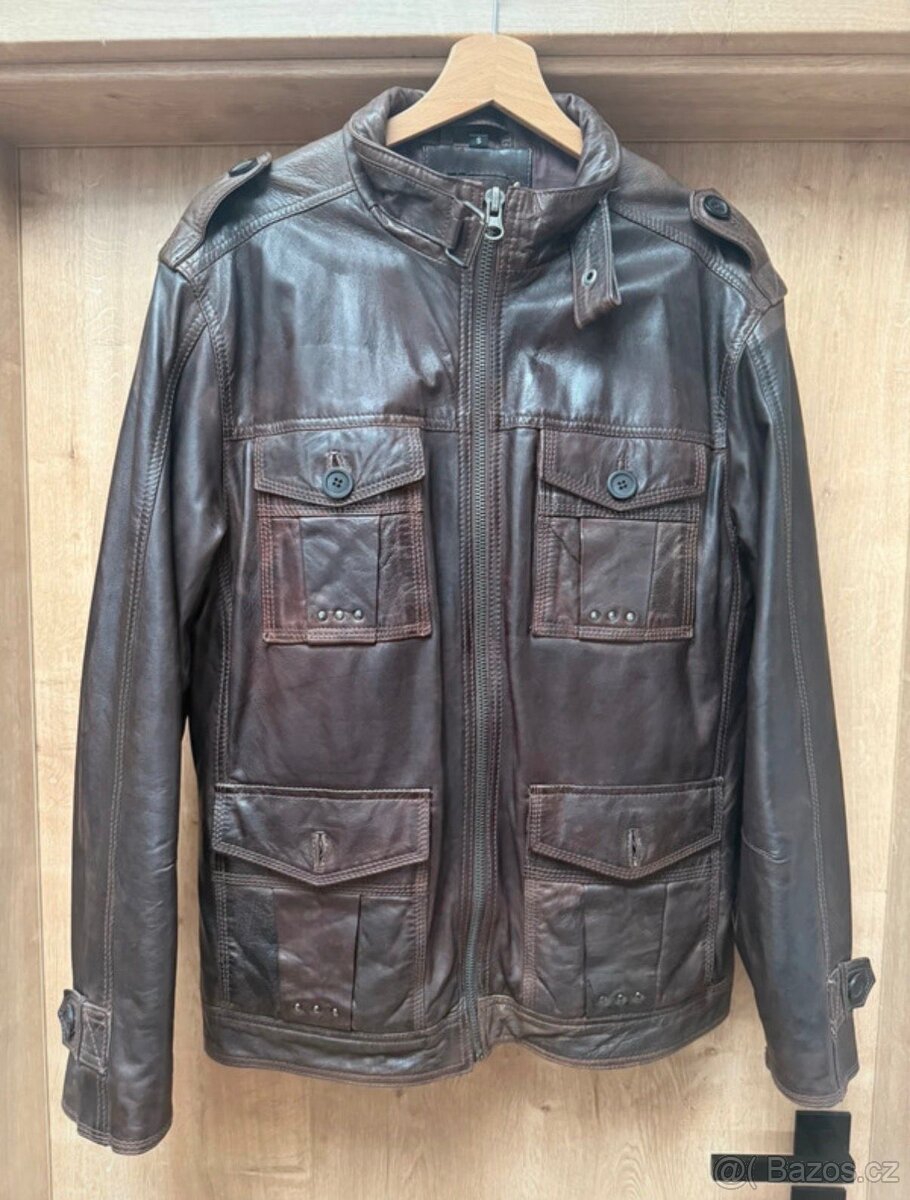 Pánská kožená bunda