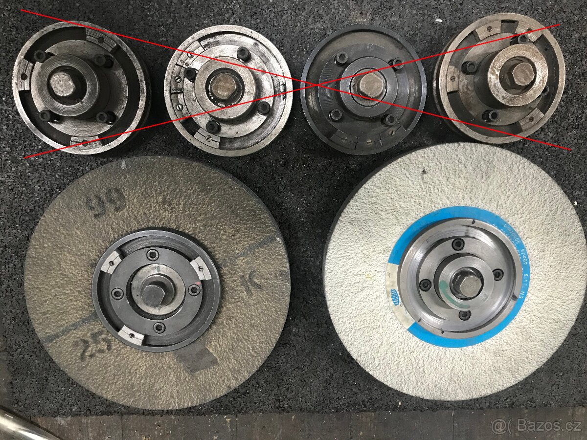 Příruby na brusku BPH