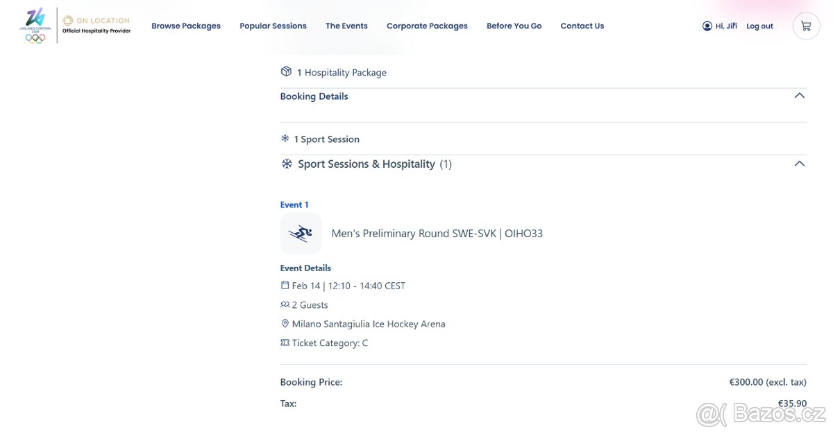 Hokej ZOH SWE-SVK 14.2.2026