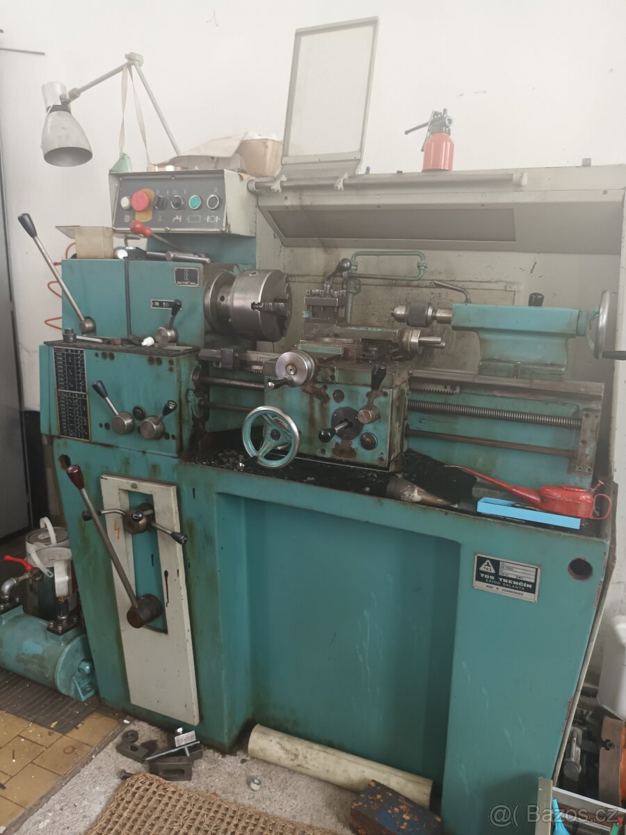 Soustruh TOS Trenčín SM16A – plně funkční