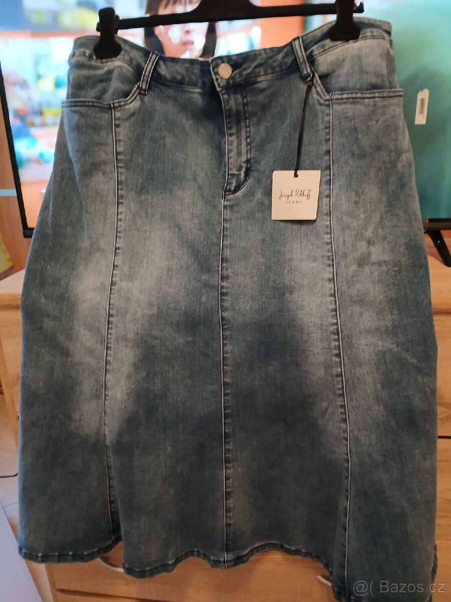Nova módní dzinova sukně vel 46, Zn.Joseph Ribkoff
