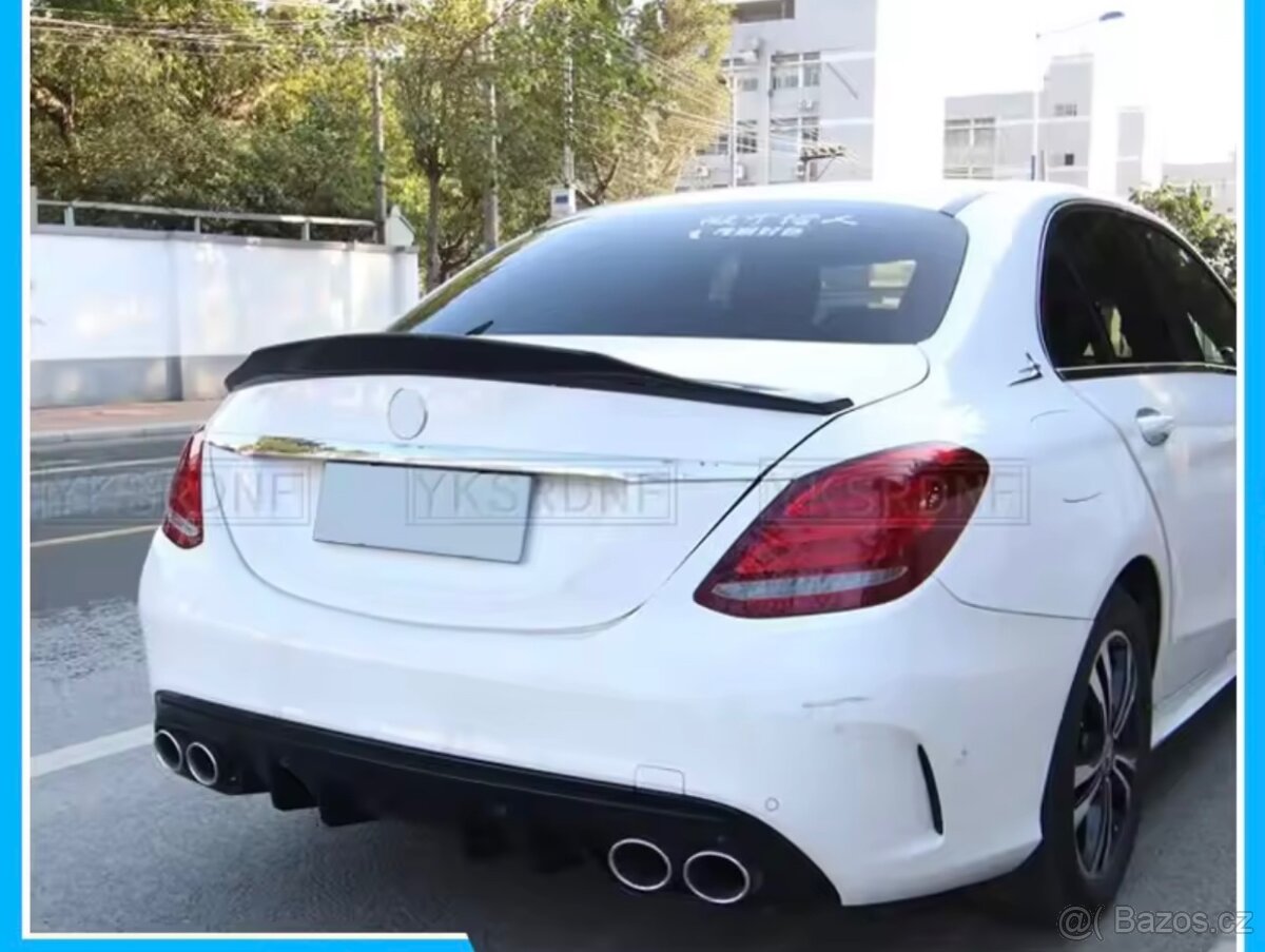 Mercedes W205 křídlo C 63 AMG a stříška