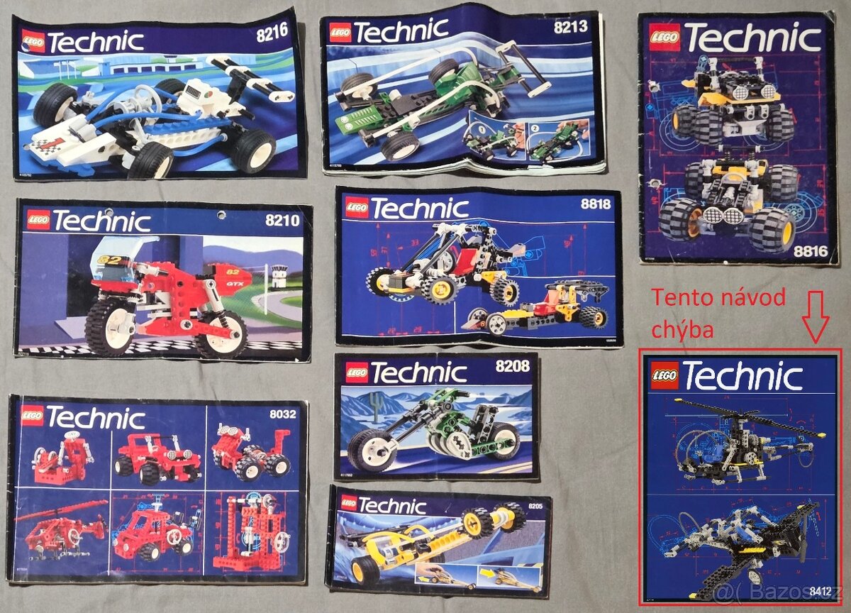 Lego Technic rôzne sady 10x, 90 roky, Na predaj pt.2
